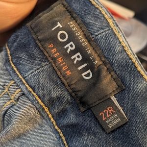 Torrid | Premium Medium Wash High Rise Denim Jegging Jeans, Size 22R